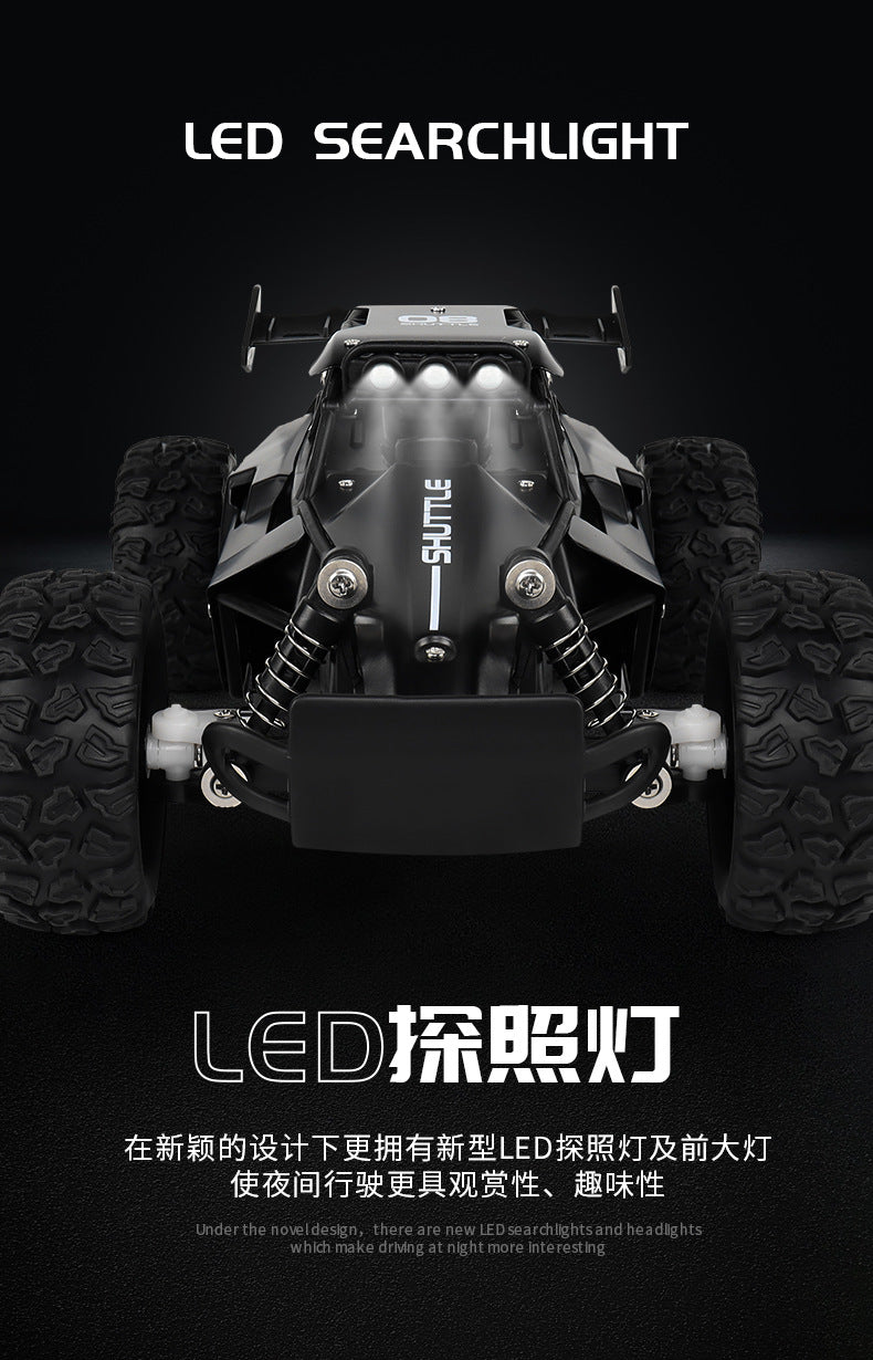 RC Car 1:16 2WD with LED Light 2.4G 20KM/H High Speed Off-Road Climbing Remote Control  Car