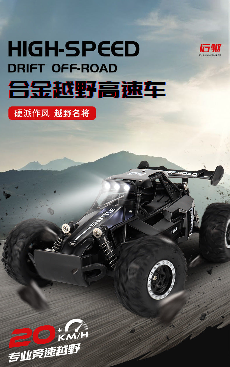 RC Car 1:16 2WD with LED Light 2.4G 20KM/H High Speed Off-Road Climbing Remote Control  Car