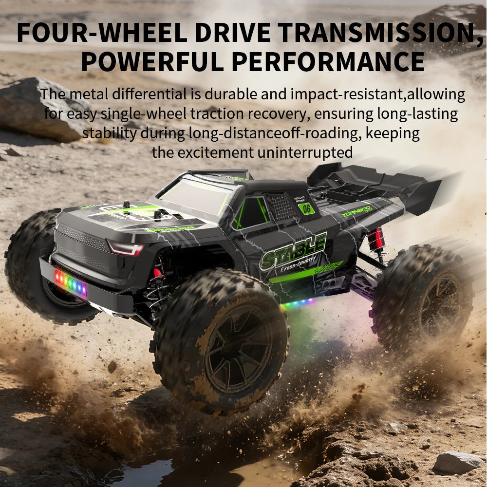 RC Car 1:14 Full Scale JJRC C8831 4WD High Speed Off Road Car Carbon Brush All-terrain Climbing Racing Drift Car Boy Gift SCY
