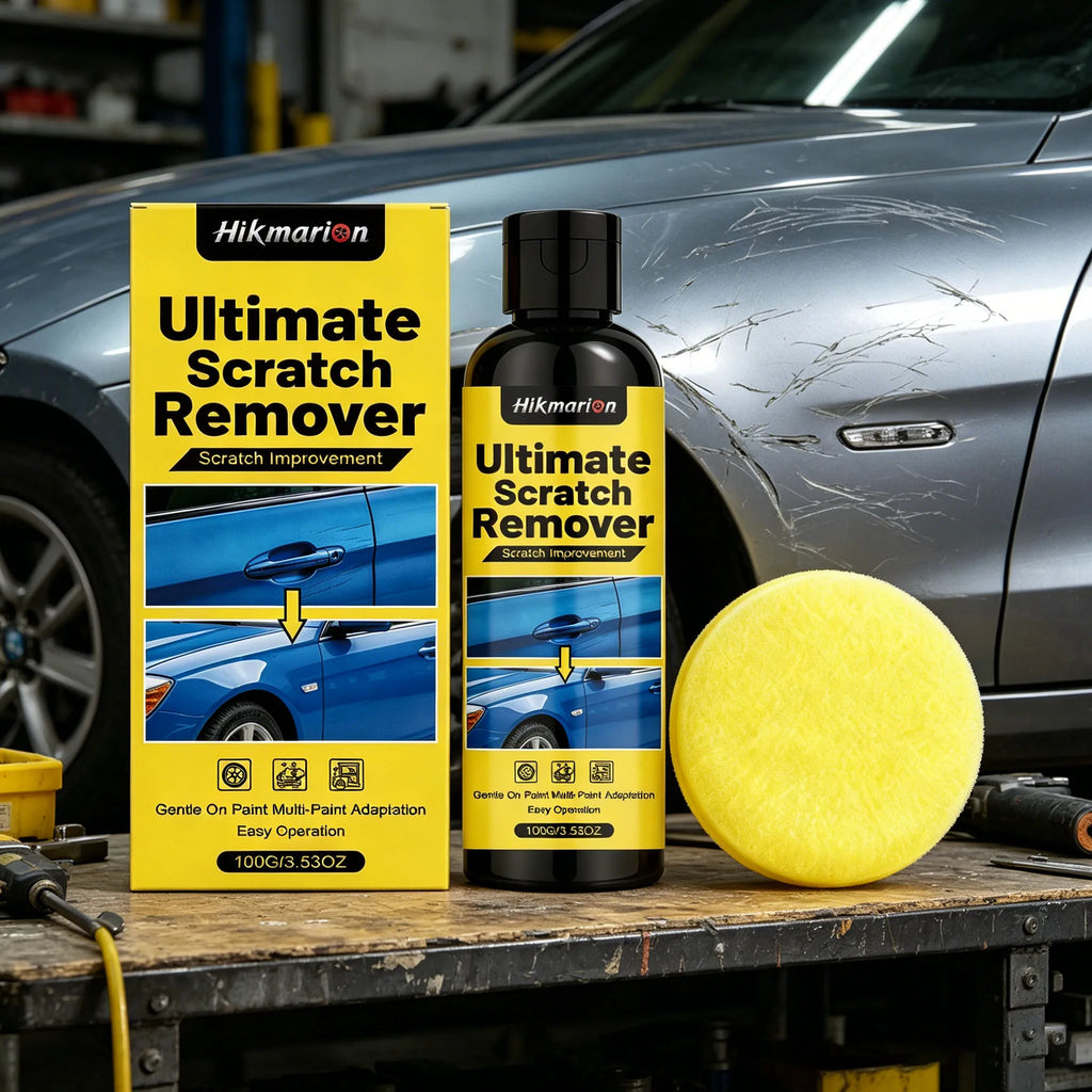 Car Scratch Removal Kit Repairs Scuffs Reduces Scratch Visibility Paint Renovation Protective Coat Daily Car Beauty Care Cleaner