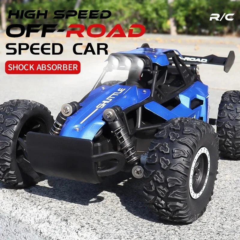 RC Car 1:16 2WD with LED Light 2.4G 20KM/H High Speed Off-Road Climbing Remote Control  Car