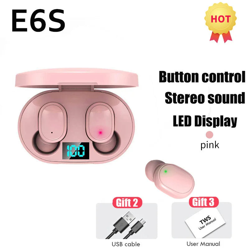 Wireless Bluetooth Headphones Over Ear HIFI Music Stereo Headset Noise Reduction Earphones
