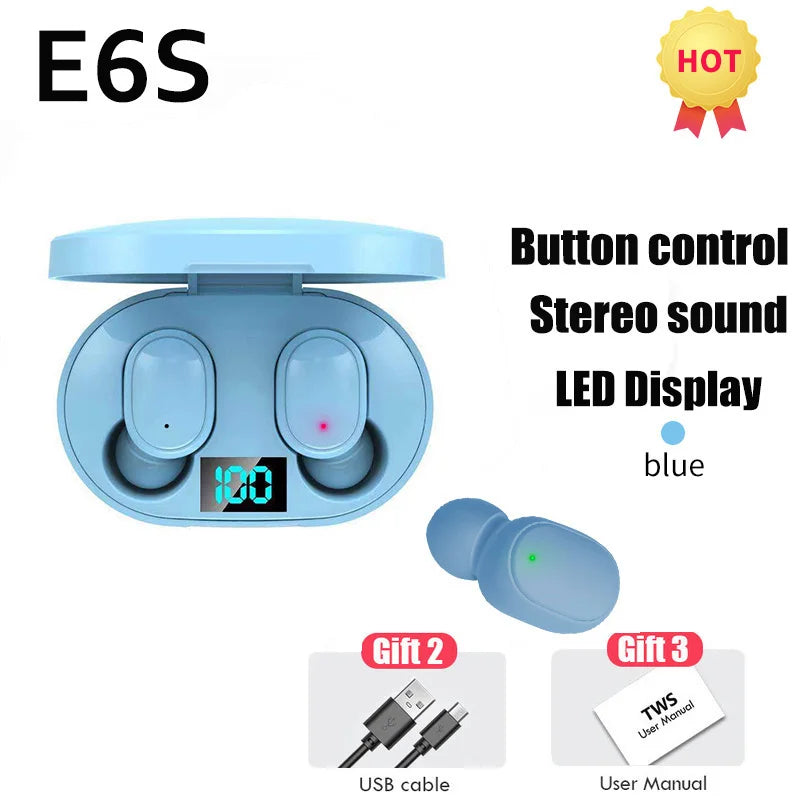 Wireless Bluetooth Headphones Over Ear HIFI Music Stereo Headset Noise Reduction Earphones