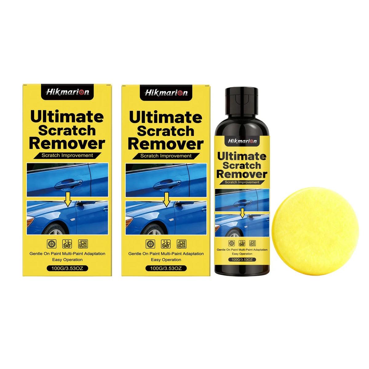 Car Scratch Removal Kit Repairs Scuffs Reduces Scratch Visibility Paint Renovation Protective Coat Daily Car Beauty Care Cleaner