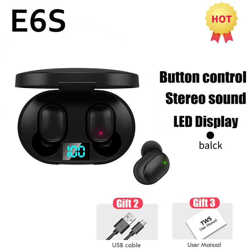 Wireless Bluetooth Headphones Over Ear HIFI Music Stereo Headset Noise Reduction Earphones
