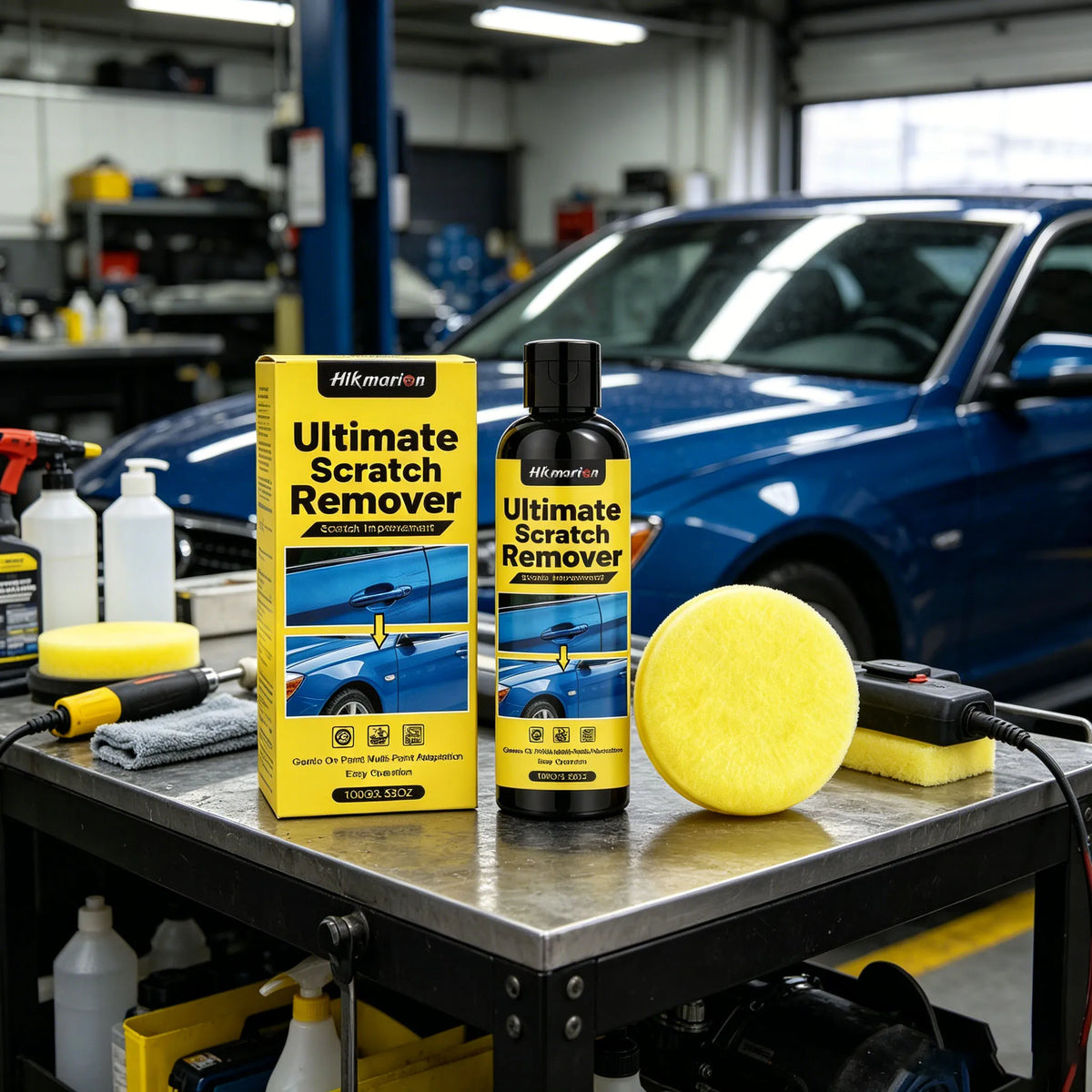 Car Scratch Removal Kit Repairs Scuffs Reduces Scratch Visibility Paint Renovation Protective Coat Daily Car Beauty Care Cleaner